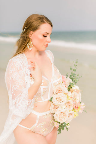 White Bridal Slip Dress, Bridal lingerie, White bridal slip, Sexy brid –  Alexandra Jo Intimates